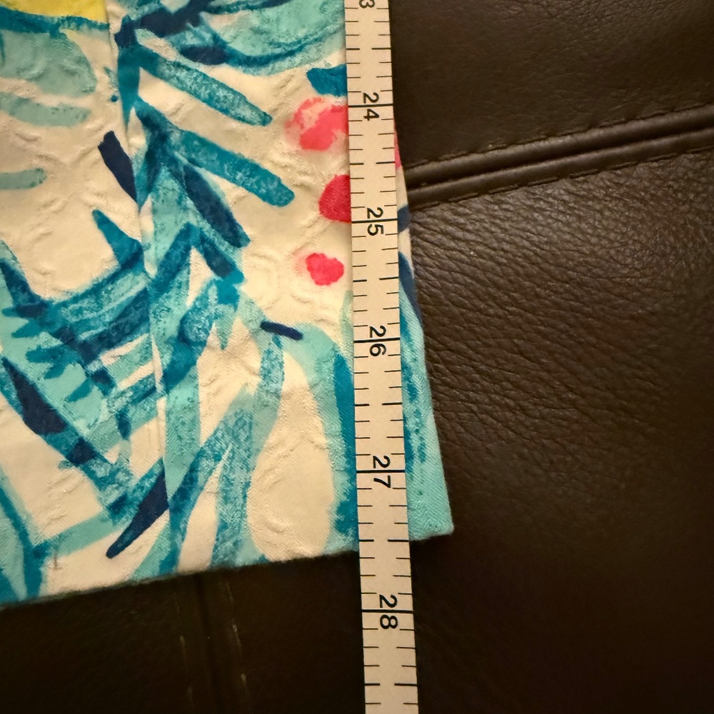 LIKE NEW LILY PULITZER SIZE 0 SLIM LEG - Picture 4 of 8